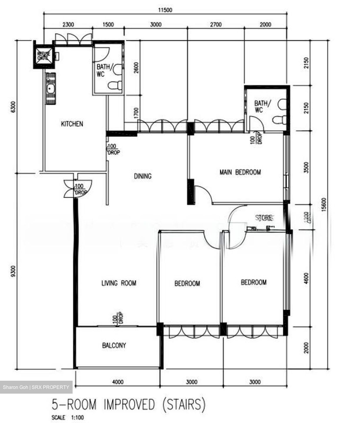 Blk 159 Chong Pang Vista (Yishun), HDB 5 Rooms #519011611